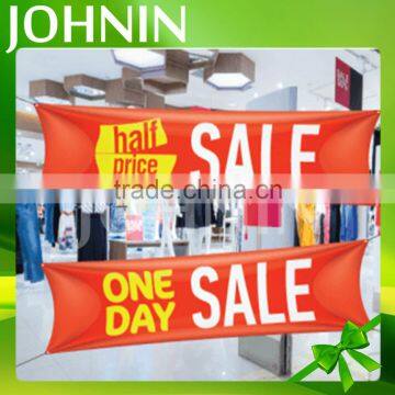 Fast delivery cheap fabric different size hang flag mall sale banners