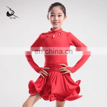 116282505 Baiw Dance Long Sleeve Children Latin Dress