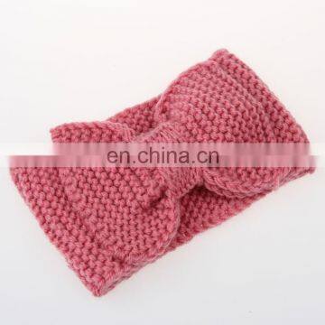 Fashion Winter Spring Knitted Bow Headband photo-2