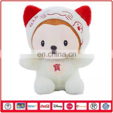 New Design Plush Teddy Bear Christmas Ornaments