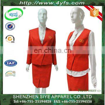 Anti- shrink Top Quality Women's Business Suits