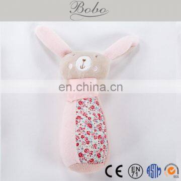Pink Rabbit Rattle Toy For Baby High Quality Stuffed Animal