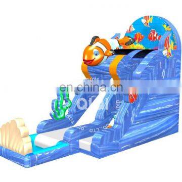 ocean theme water slide for children have fun