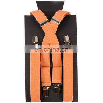 2017 Fashion colorful X back braces suspenders in 3.5cm size