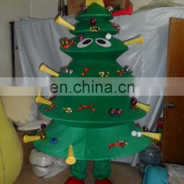 Hot sale christmas tree mascot costume, used mascot costumes