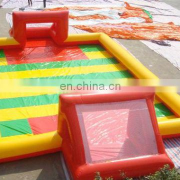 use for water games inflatable football pitch for sale