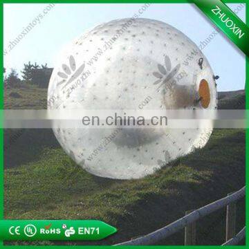 High Quality Safety Material half inflatable zorb ball for sale