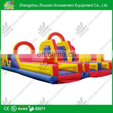 2014 Wonderful Adrenalize Rush 12x8.2x4.8m inflatable water obstacle course games