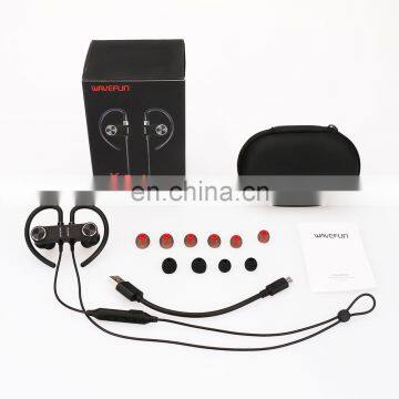 Wavefun X-Buds Metal Bluetooth Headsets Wireless Earbuds CSR8645 Magnet Headphone APT-X Tec Sweatproof Earphone 8hrs Music Time photo-6