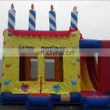 inflatable birthday cake bouncer for sale / birthday cake inflatable bounce house / inflatable bouncer house birthday cake