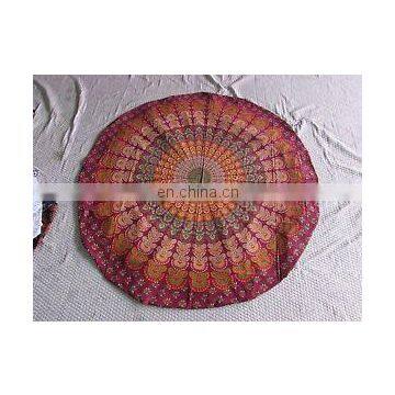 Round indian Tapestry Yoga Mat Beach Throw Mandala Tapestry Towel