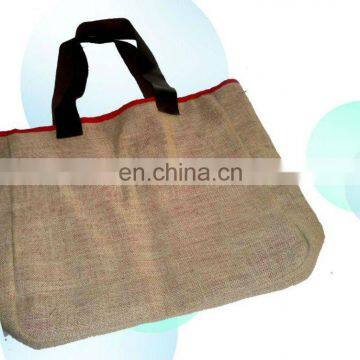 Jute Bags With Leather Handles