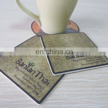 Custom Cheap Disposable Cup Coaster Absorbent Printed Paper Coffee Coaster photo-6