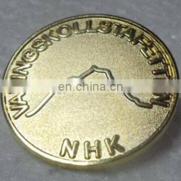 sand blasting custom challenge coins plated gold/antique cooper/antique silver