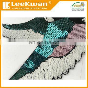 Tajima Embroideried High-quality Sequin Patch With Laser-cut Border photo-4