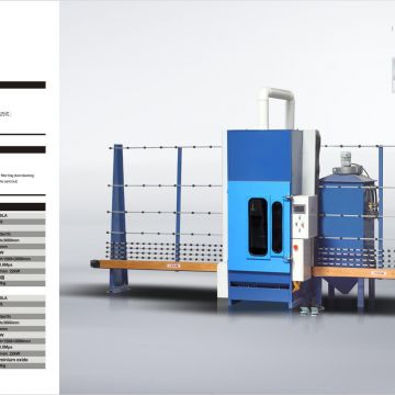 Glass Sandblaster/ Automatic Glass Sandblasting Machine 2000mm