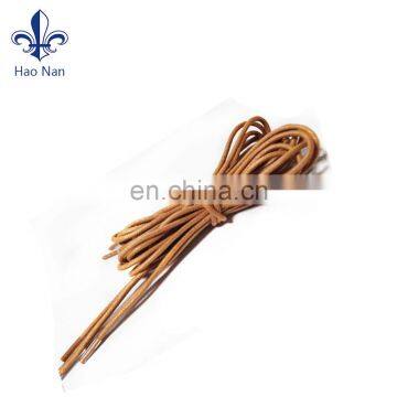 2016 customize round cotton waxed dress shoe laces for running shoes