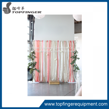 Wedding Adjustable Backdrop Photo Exhibition Event Black Trade Show Booth Pipe And Drape