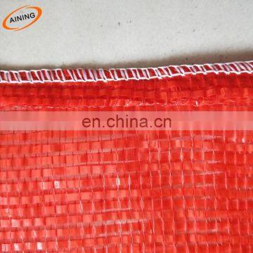 50*80 PP flat mono mesh bags for garlic packaging