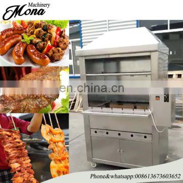 Stainless steelChicken port lamb beef meat barbecue grill machine/barbecue grill custom stainless/brazilian churrasco machine