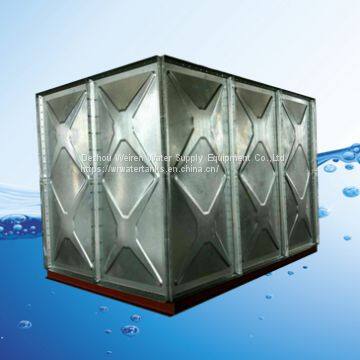 hot dip galvanized water storage tanks