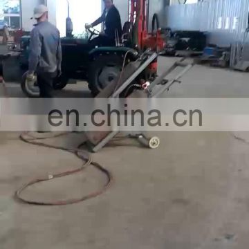 Large diameter tractor mounted water well  drilling rig