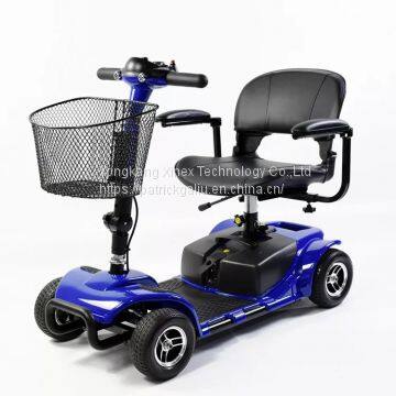 Classic 4 Wheel Electric Mobility Scooter for Seniors Battery Removable photo-2