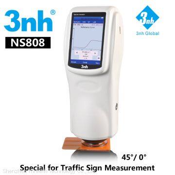 3NH 45°/0° Spectrophotometer 8mm Aperture Traffic Sign Measurement Version Portable Colorimeter