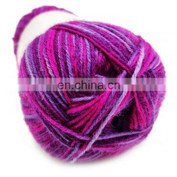 Wholesale Wool and Nylon Blended Multi Colors Sock Yarn Ball photo-4