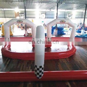 Portable Outdoor Inflatable Sport Game Zorb Ball Go Kart Inflatable Race Track photo-6