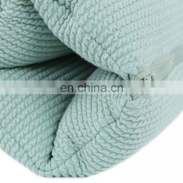 New Design Home Decor Green Four Folded Multi Function Polystyrene Car Seat Cushions Travel Pillow With Zipper photo-7