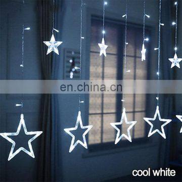 Christmas Led String Lights Star on Window Curtain Indoor Tree Decoration Halloween Wedding Light photo-4