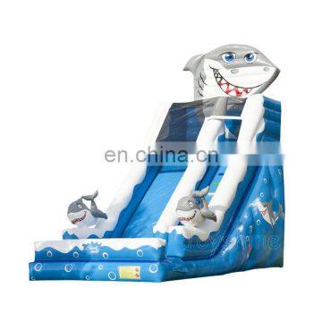 Inflatable Haaien Shark Slide Kids Jumping Castle Bouncer Wet Dry Slides For Sale