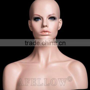 Women Head Mannequin Fiberglass Female Cheap Head Mannequin H1 photo-3