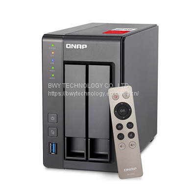 QNAP 2 Bay TS-251+ Next Gen Personal Cloud NAS, Intel 2.0GHz Quad-Core CPU with Media Transcoding