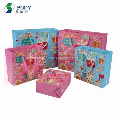 Custom Gold Foil Stamping Clothing Shopping Bag White T-Shirt Handbag Packaging Wedding Dress Special Paper Tote Bags