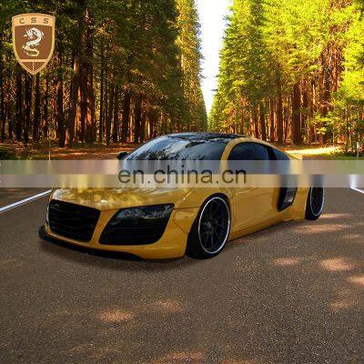 LB Car Parts Body Kit Suitable For R8 Wide Style With Front lip Side Skirts Rear Diffuser