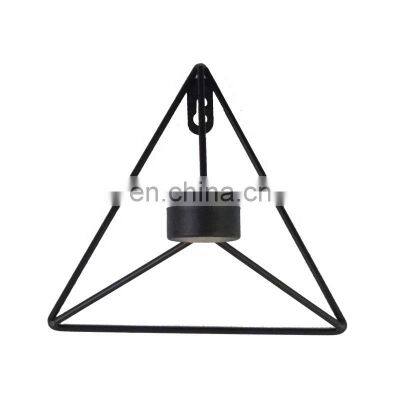 Hot Sell Garden Wedding Decoration Black Taper Tealight Indoor Taper Candle Holder