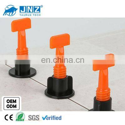 JNZ factory hot sales PP material floor connection reusable steel tile positioning tile leveling system