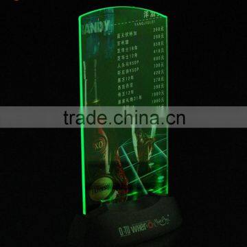 Cheap Table Stand Plastic Led Light Acrylic Menu Holder photo-5