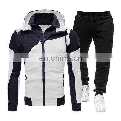 Merchant direct sales custom customized fashion 2-piece hooded gym sports men's sportswear