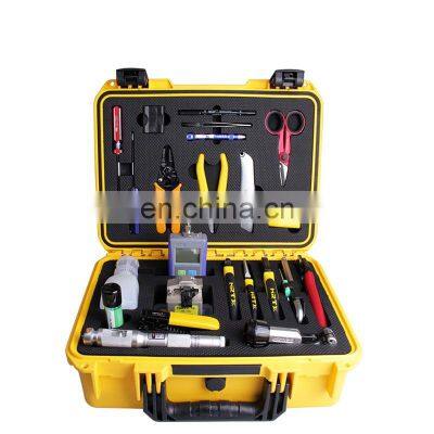 MT-8428 N in 1 FTTH Assembly herramientas FC-6S Cable Stripper Optical Power Meter VFL Cutter ftth Optical Fiber Tool Kits