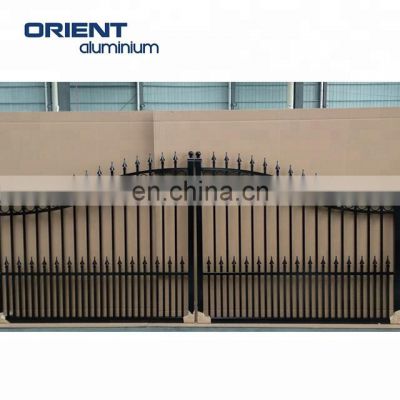 Customized aluminium iron gate design for small house