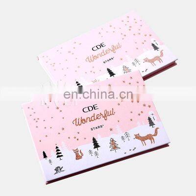Magnetic Cardboard Palette Packaging High Quality 12 Colors Empty Makeup Pan Custom Design