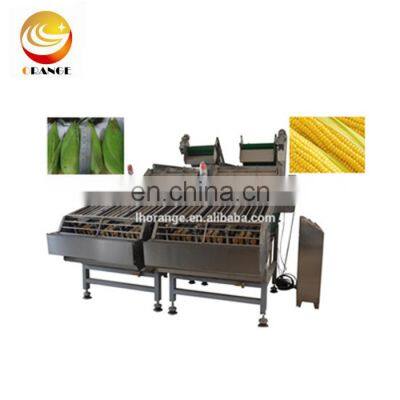 Newest fresh/sweet corn peeling/shelling machine/peeler