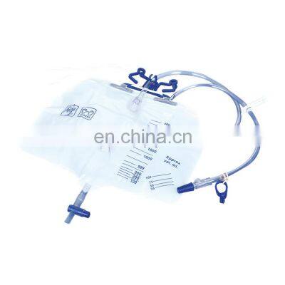 Disposable Medical Sterile Luxury Urial Urine Drainage Bag 2000ml 4000ml 5000ml For Adult