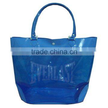 super hot sale waterproof women pvc beach handbags