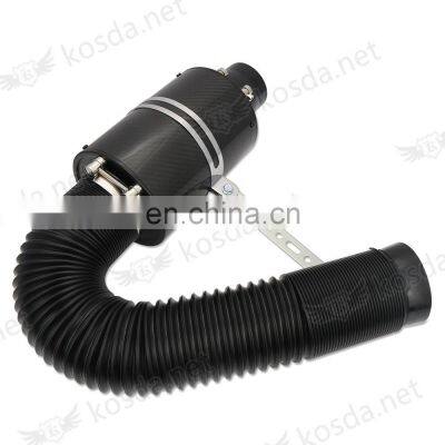 Car Automobile Racing Flow Universal Performance Cold Canbon Fibre Air Extension System Filter Intake Pipe