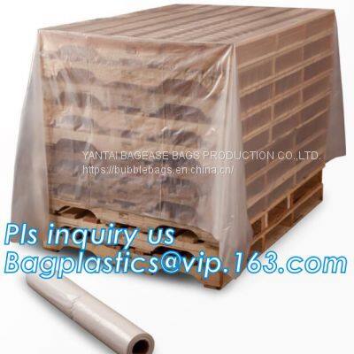 Square Bottom 4mil Clear Pallet Cover, Square Bottom Bag on Roll Pallet Cover Bag, Polyester Pallet Cover Bags, Pallet T photo-2