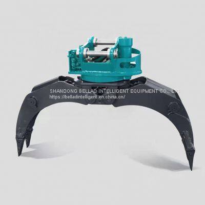 Ex330lc-5 Excavator Hydraulic Grab 360 Degree Rotating Rock Grapple Steel Grab